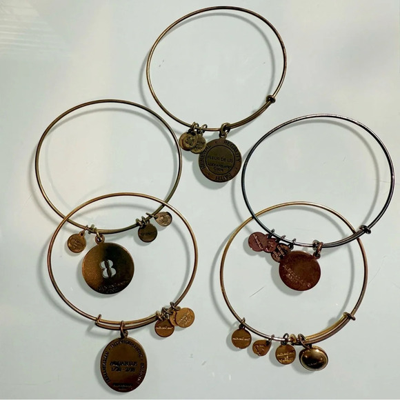 Alex and Ani Charm Bracelets - Set of 5 - Picture 9 of 12